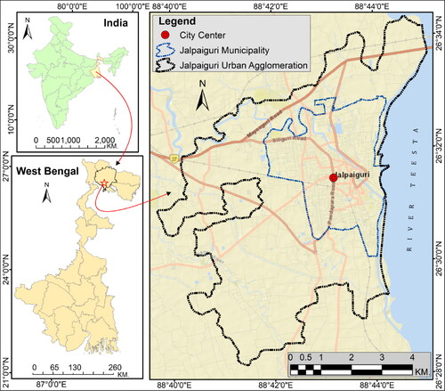 Figure 1. Location of the study area.