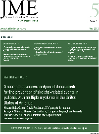 Cover image for Journal of Medical Economics, Volume 21, Issue 5, 2018