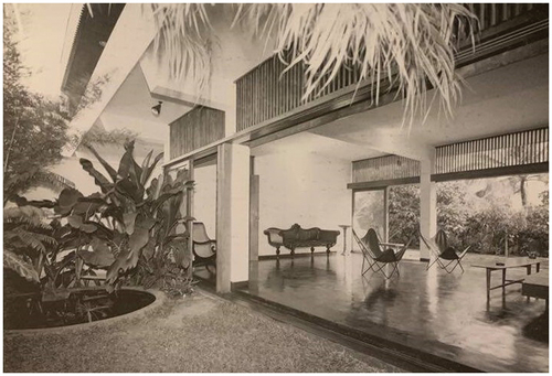 Figure 7. View of living area – Jayakody house (1959–60).