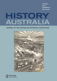 Cover image for History Australia, Volume 20, Issue 4, 2023