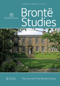 Cover image for Brontë Studies, Volume 25, Issue 2, 2000