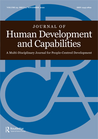 Cover image for Journal of Human Development and Capabilities, Volume 23, Issue 4, 2022