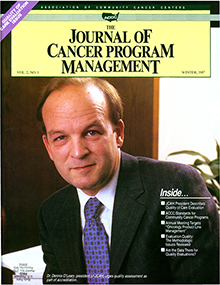 Cover image for Oncology Issues, Volume 2, Issue 1, 1987