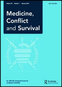 Cover image for Medicine, Conflict and Survival, Volume 24, Issue 3, 2008