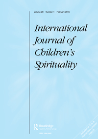 Cover image for International Journal of Children's Spirituality, Volume 20, Issue 1, 2015