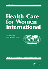 Cover image for Health Care for Women International, Volume 38, Issue 10, 2017