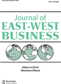 Cover image for Journal of East-West Business, Volume 26, Issue 4, 2020