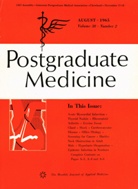 Cover image for Postgraduate Medicine, Volume 38, Issue 2, 1965