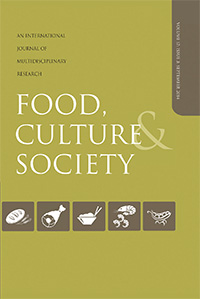Cover image for Food, Culture & Society, Volume 13, Issue 3, 2010