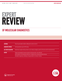 Cover image for Expert Review of Molecular Diagnostics, Volume 16, Issue 7, 2016