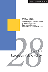 Cover image for Journal of European Public Policy, Volume 28, Issue 10, 2021