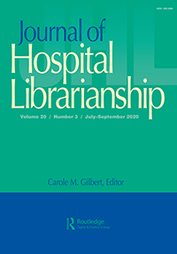 Cover image for Journal of Hospital Librarianship, Volume 20, Issue 3, 2020