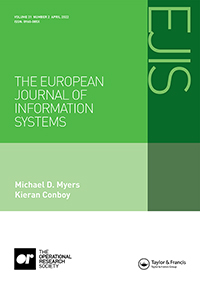 Cover image for European Journal of Information Systems, Volume 31, Issue 2, 2022