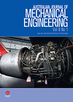 Cover image for Australian Journal of Mechanical Engineering, Volume 8, Issue 1, 2011