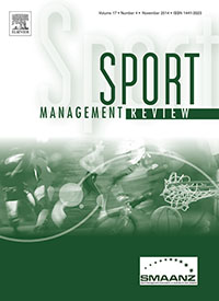 Cover image for Sport Management Review, Volume 17, Issue 4, 2014