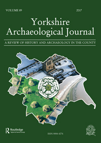 Cover image for Yorkshire Archaeological Journal, Volume 89, Issue 1, 2017