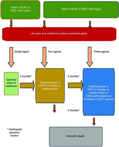 Figure 1 PROMPT guidelines for the management of T2DM.