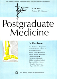 Cover image for Postgraduate Medicine, Volume 42, Issue 1, 1967