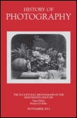 Cover image for History of Photography, Volume 37, Issue 4, 2013