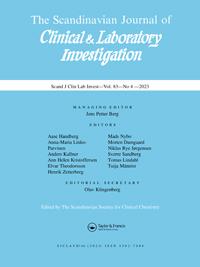 Cover image for Scandinavian Journal of Clinical and Laboratory Investigation, Volume 83, Issue 4, 2023