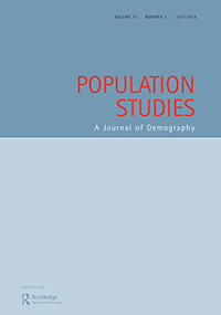 Cover image for Population Studies, Volume 72, Issue 2, 2018
