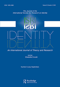 Cover image for Identity, Volume 23, Issue 3, 2023