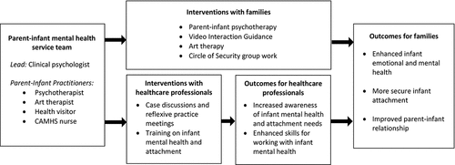 Figure 1. Parent-Infant Mental Health Service Model.