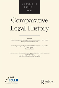 Cover image for Comparative Legal History, Volume 11, Issue 1, 2023