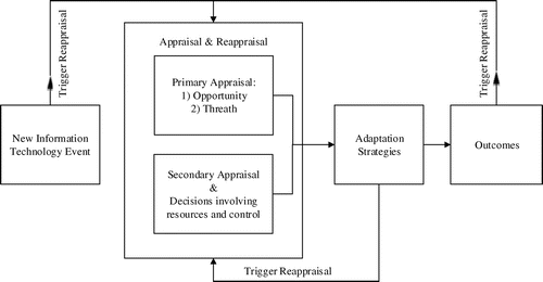 Figure 2. Coping Adaptation Model (Claggett, Citation2010).