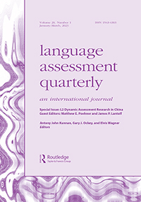 Cover image for Language Assessment Quarterly, Volume 20, Issue 1, 2023