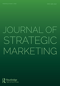Cover image for Journal of Strategic Marketing, Volume 30, Issue 7, 2022