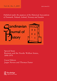 Cover image for Scandinavian Journal of History, Volume 44, Issue 5, 2019