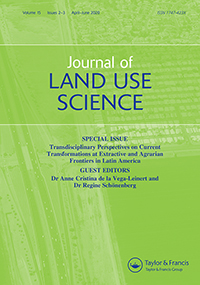 Cover image for Journal of Land Use Science, Volume 15, Issue 2-3, 2020