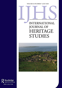 Cover image for International Journal of Heritage Studies, Volume 26, Issue 7, 2020