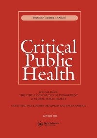Cover image for Critical Public Health, Volume 28, Issue 3, 2018