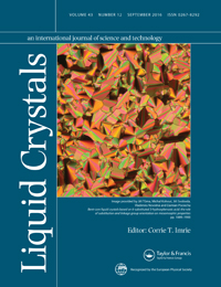 Cover image for Liquid Crystals, Volume 43, Issue 12, 2016