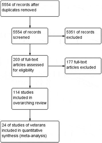 Figure 1. Flow diagram for study selection.