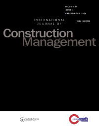 Cover image for International Journal of Construction Management, Volume 24, Issue 4, 2024