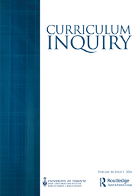 Cover image for Curriculum Inquiry, Volume 46, Issue 1, 2016
