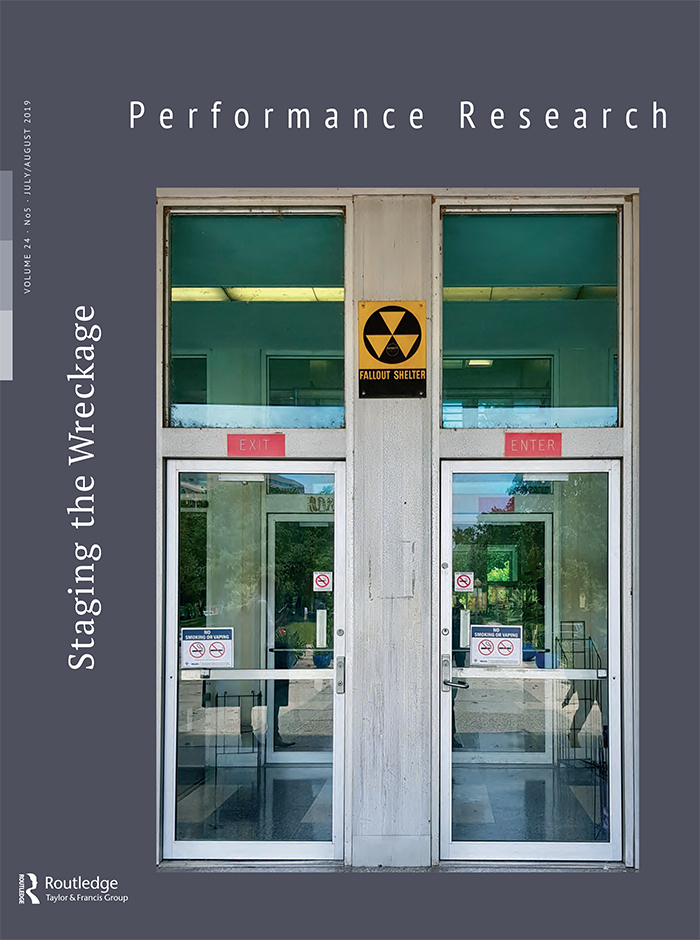 Cover image for Performance Research, Volume 24, Issue 5, 2019