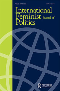 Cover image for International Feminist Journal of Politics, Volume 22, Issue 1, 2020