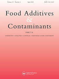 Cover image for Food Additives & Contaminants: Part A, Volume 39, Issue 4, 2022
