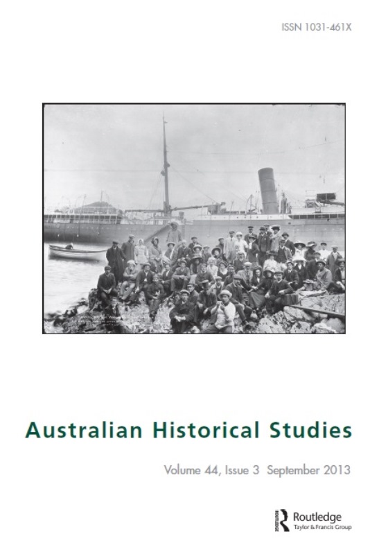 Cover image for Australian Historical Studies, Volume 44, Issue 3, 2013