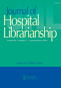 Cover image for Journal of Hospital Librarianship, Volume 20, Issue 1, 2020