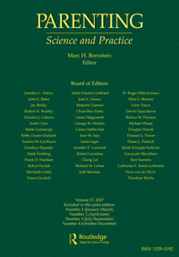 Cover image for Parenting, Volume 17, Issue 2, 2017