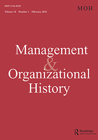 Cover image for Management & Organizational History, Volume 16, Issue 1, 2021