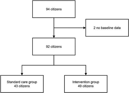 Figure 1 Flowchart of inclusion of citizens in the economic evaluation.