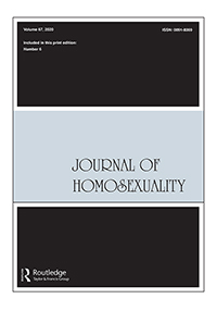 Cover image for Journal of Homosexuality, Volume 67, Issue 6, 2020
