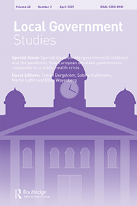 Cover image for Local Government Studies, Volume 48, Issue 2, 2022