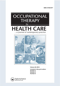 Cover image for Occupational Therapy In Health Care, Volume 32, Issue 4, 2018